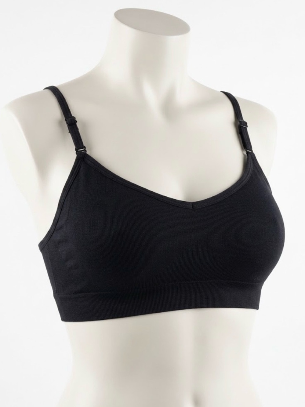 Black Seamless Bralette — Women Intimates